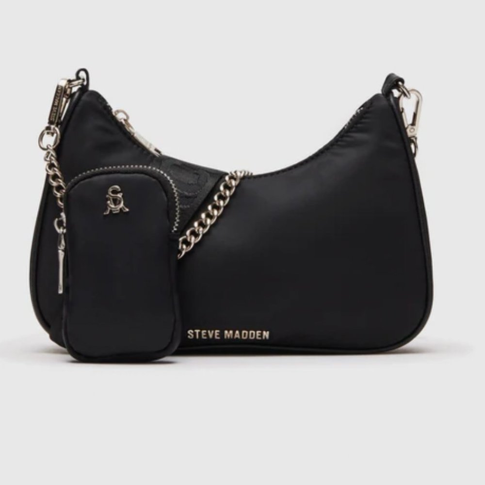 Steve Madde Vital Black Shoulder Bag